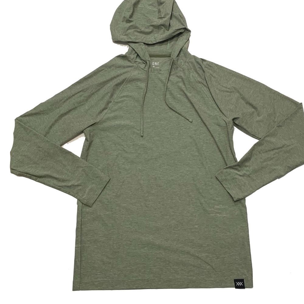 S / Rhone Men's Green Hoodie Shirt